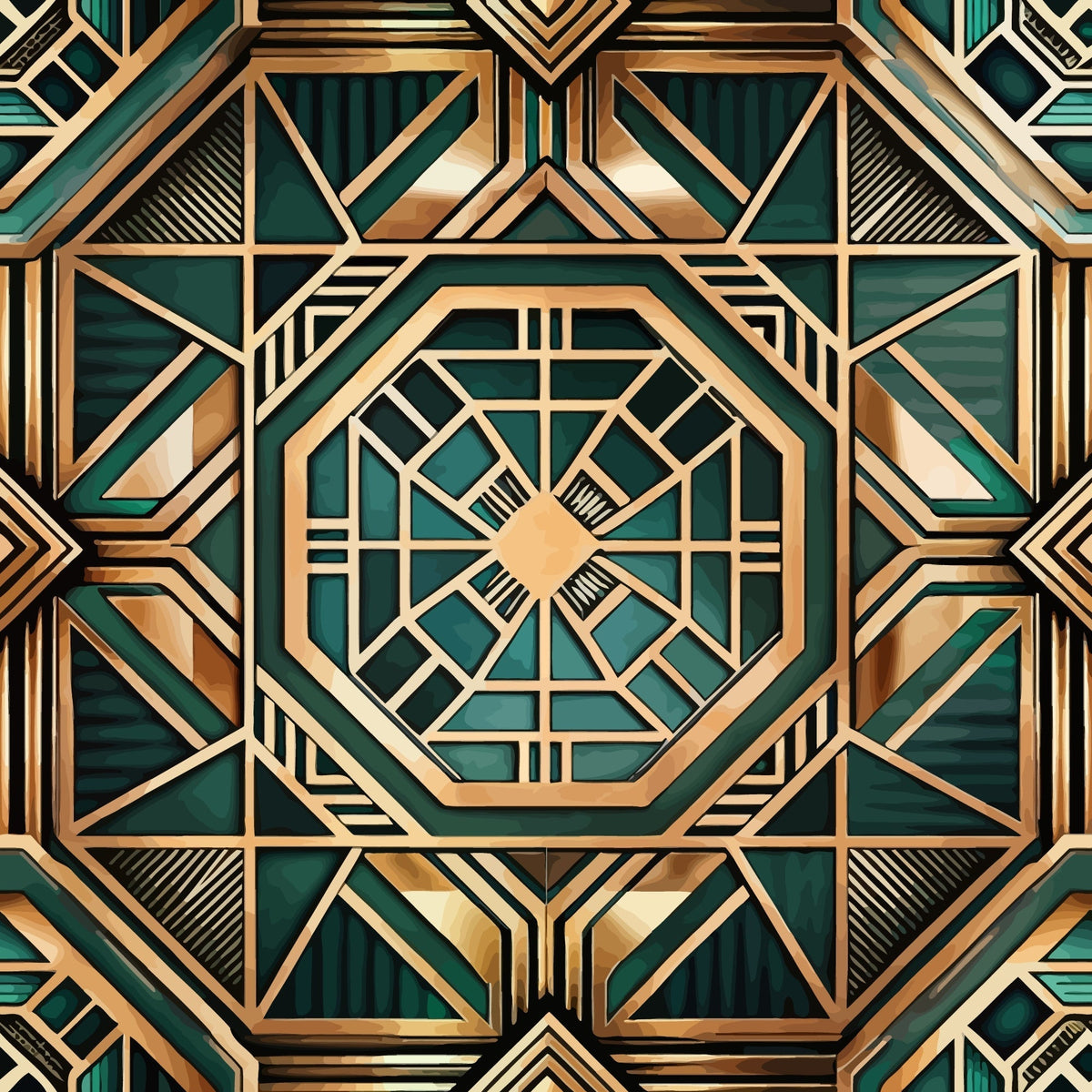 Gilded Gatsby Pattern 51 Minky Fabric