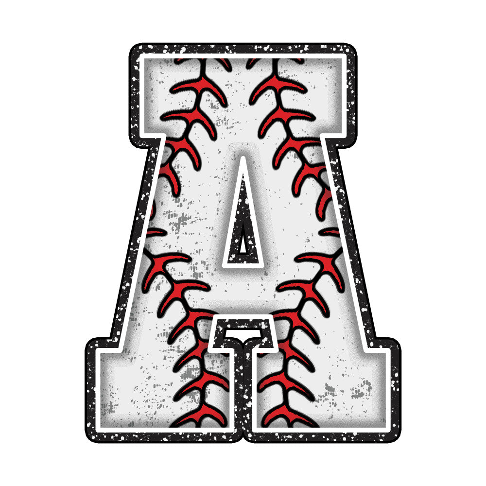 Baseball Alphabet Fabric Panel 11