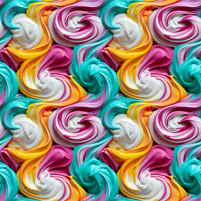 Yummy Frosting Pattern 6 Quilting Cotton Fabric