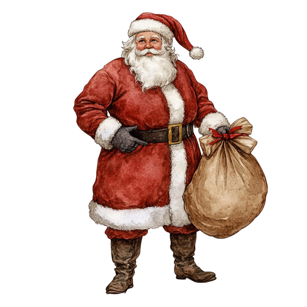 Rustic Christmas Fabric Panel 24