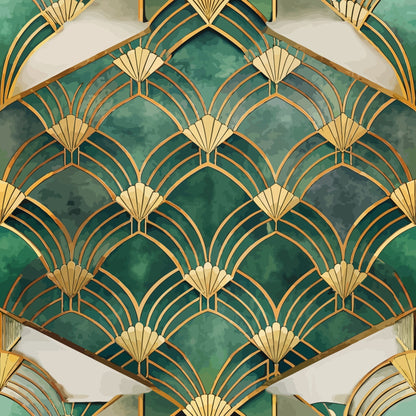 Gilded Gatsby Pattern 29 Minky Fabric
