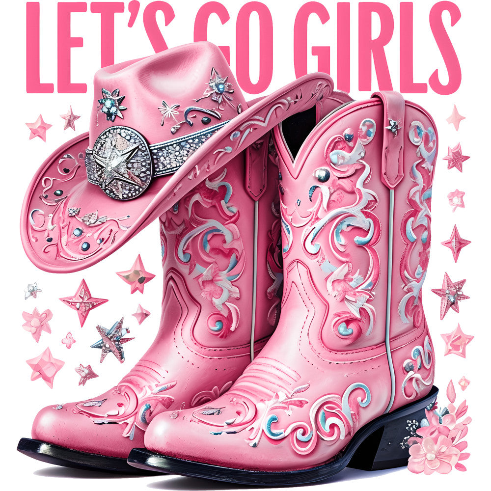 Coquette Cowgirl Fabric Panel 18