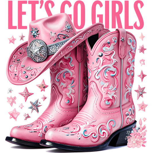 Coquette Cowgirl Fabric Panel 18