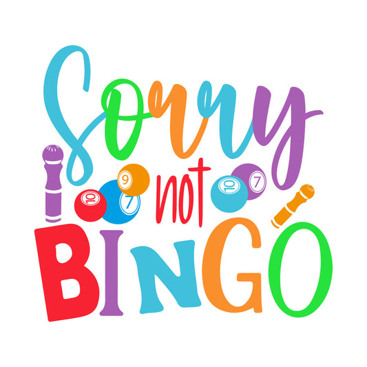 Eat Sleep Bingo Fabric Panel 3