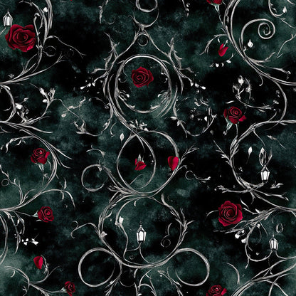 Gothic Fairytale Pattern 46 Minky Fabric