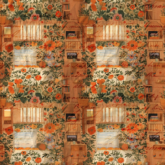 Cottagecore Scrapbook Pattern 7 Quilting Cotton Fabric