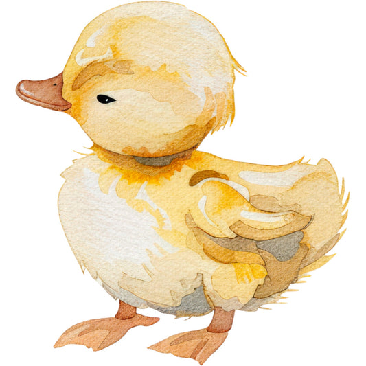Watercolor Farm Fabric Panel 97