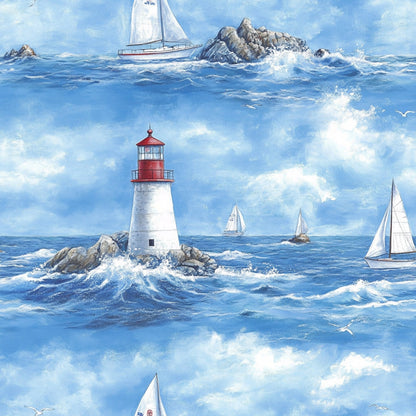 Beacon Bay Pattern 15 Minky Fabric