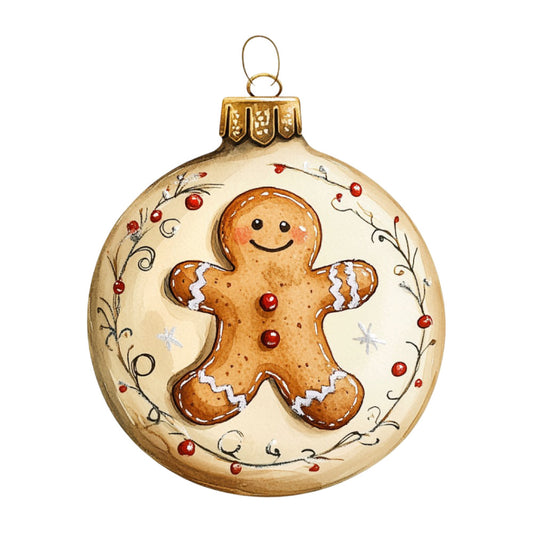 Christmas Gingerbread Man Fabric Panel 31