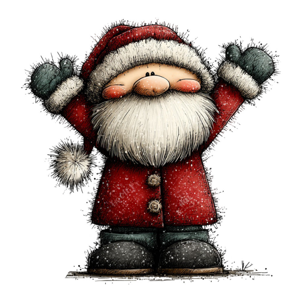 1st Whimsical Christmas Fabric Panel 110