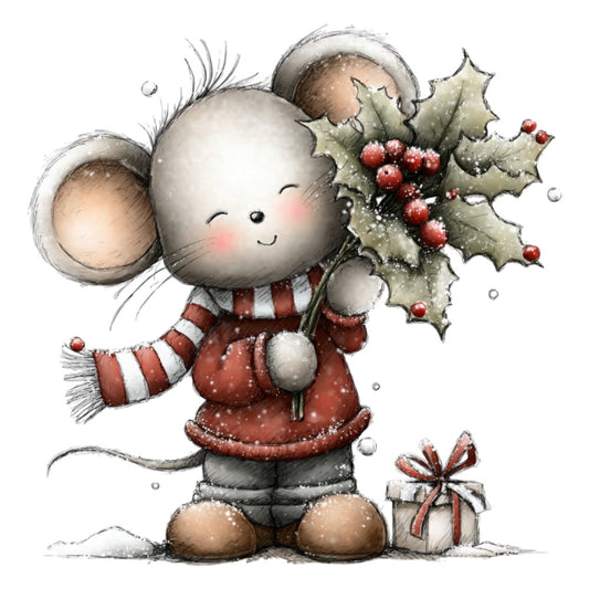 1st Whimsical Christmas Fabric Panel 106