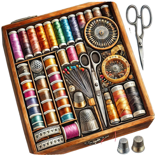 Sewing Scenes Fabric Panel 15