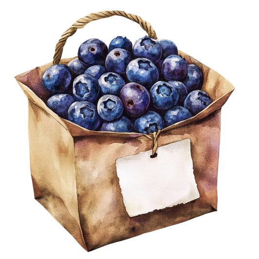 Blueberry Gardens Fabric Panel 38