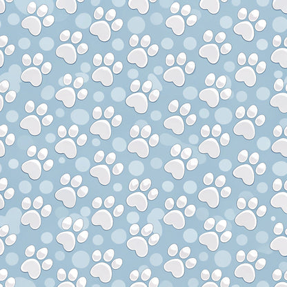 Puppy Prints Pattern 3 Minky Fabric