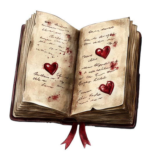 Dark Romance Fabric Panel 26