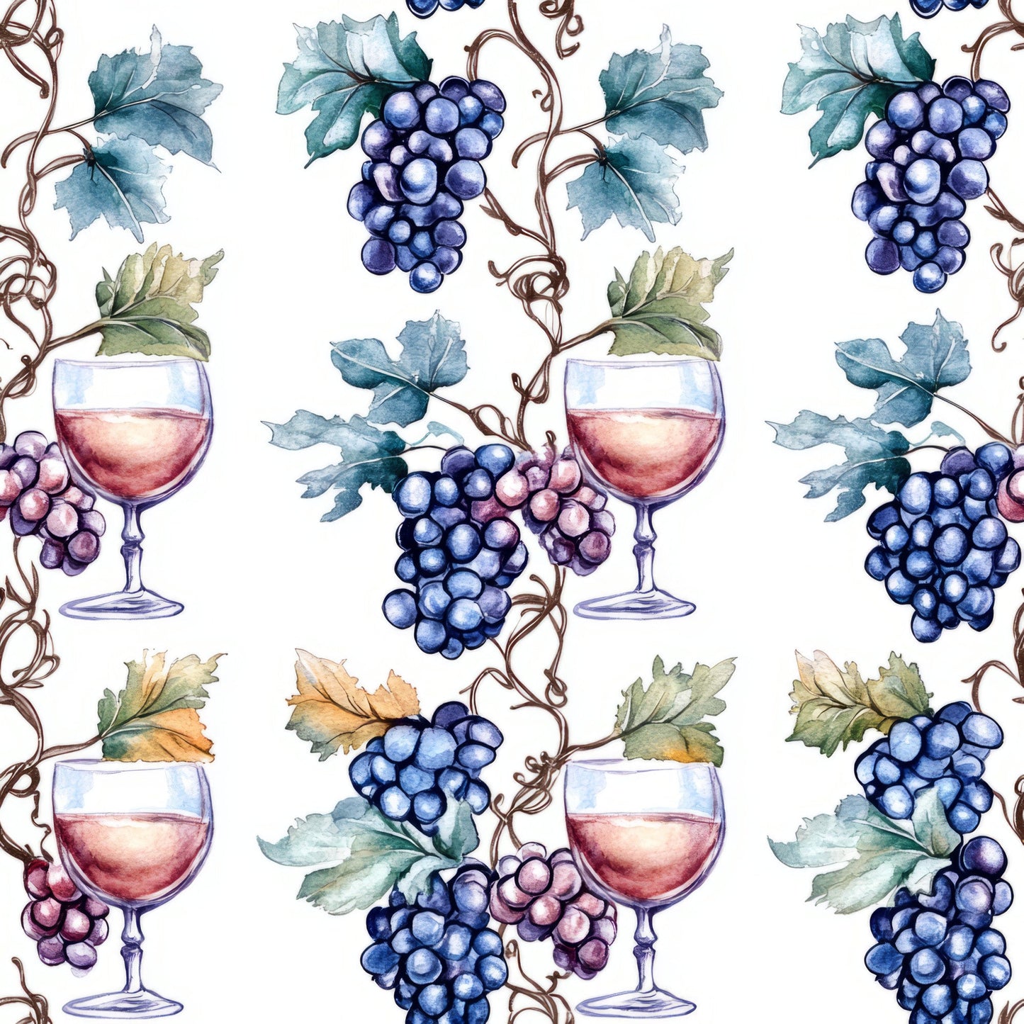 The Vineyard Pattern 24 Quilting Cotton Fabric