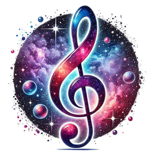 Musical Notes Fabric Panel 20