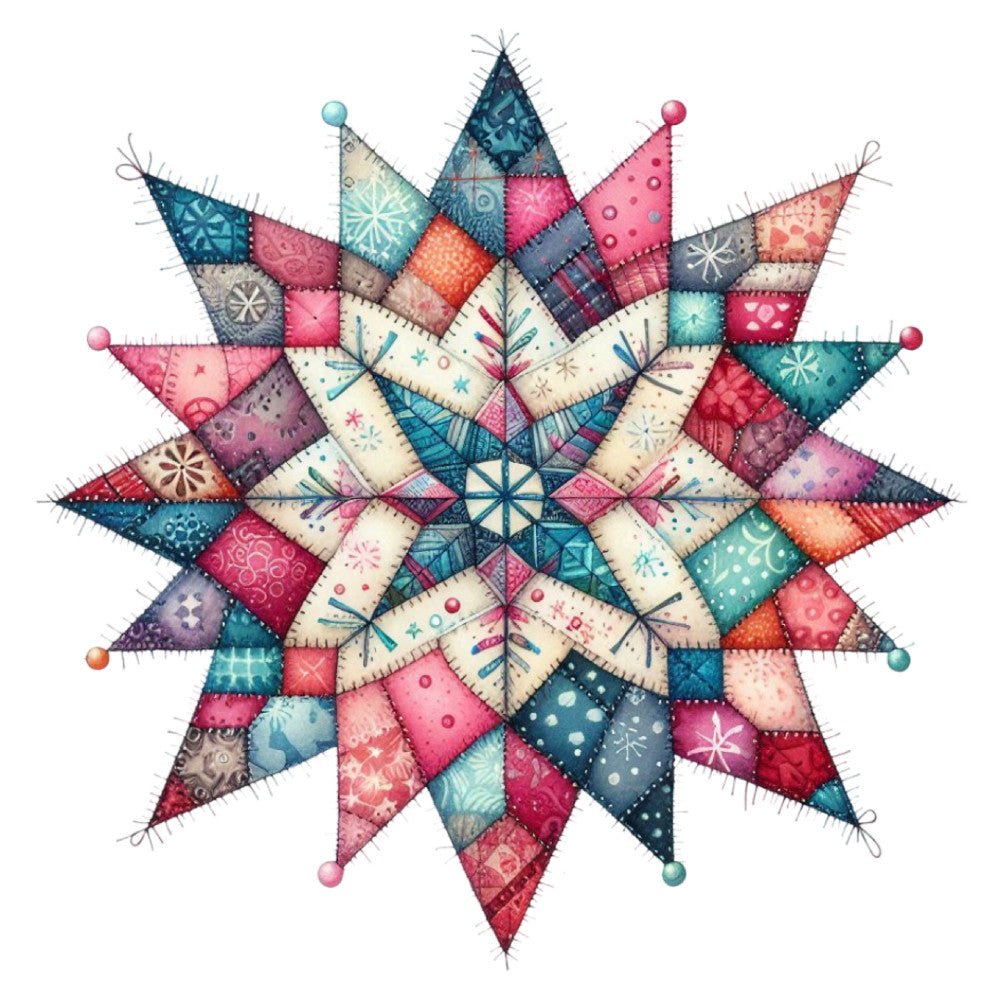 Patchwork Christmas Fabric Panel 8