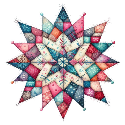 Patchwork Christmas Fabric Panel 8