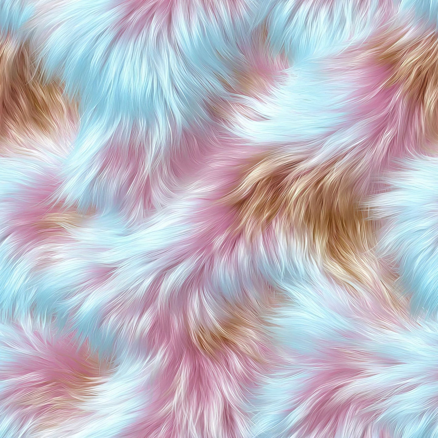 Fluffy Fur Pattern 4 Quilting Cotton Fabric
