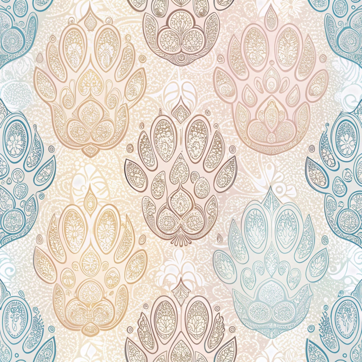 Puppy Prints Pattern 20 Minky Fabric