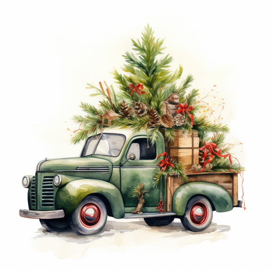 A Country Christmas Fabric Panel 12