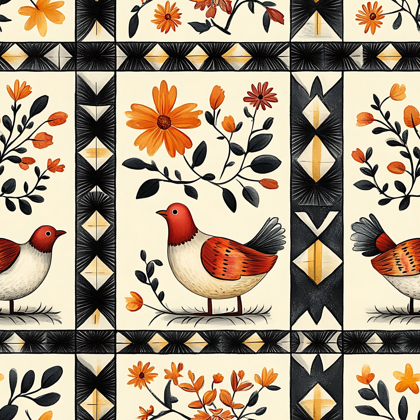 Grateful Threads Pattern 15 Quilting Cotton Fabric