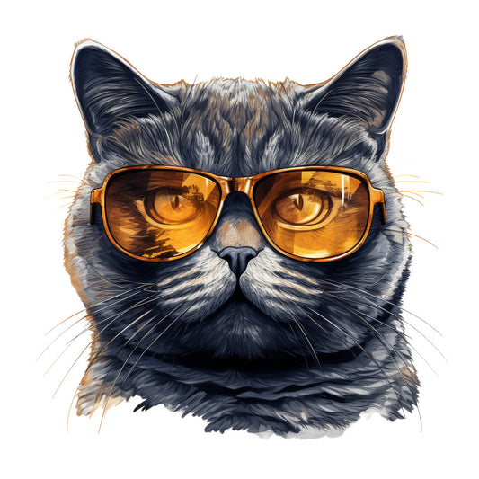 Cats with Sunglasses Fabric Panel 35