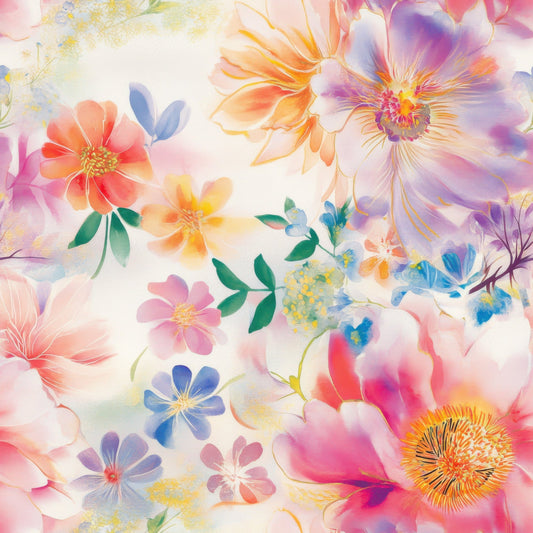Japanese Floral Pattern 12 Quilting Cotton Fabric