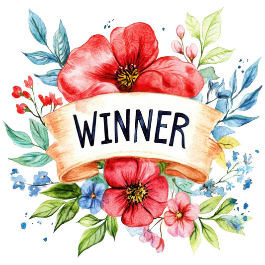 Watercolor Bingo Fabric Panel 12