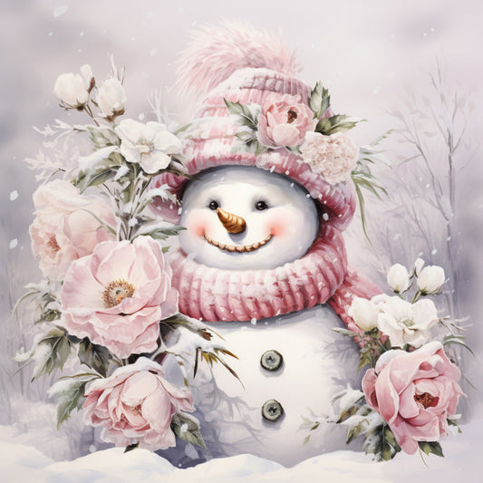 Classic Snowman Fabric Panel 31