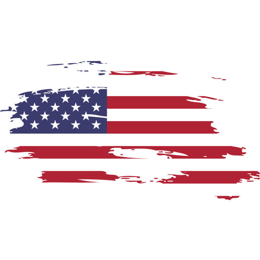 American Flag Icons Fabric Panel 5