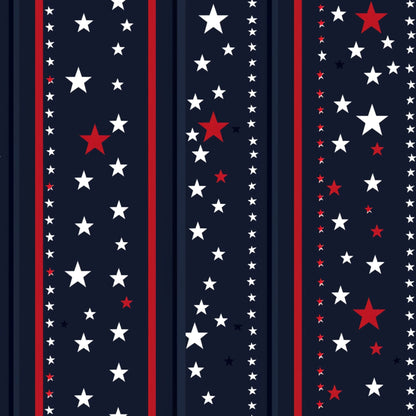 Liberty Stars Pattern 12 Minky Fabric