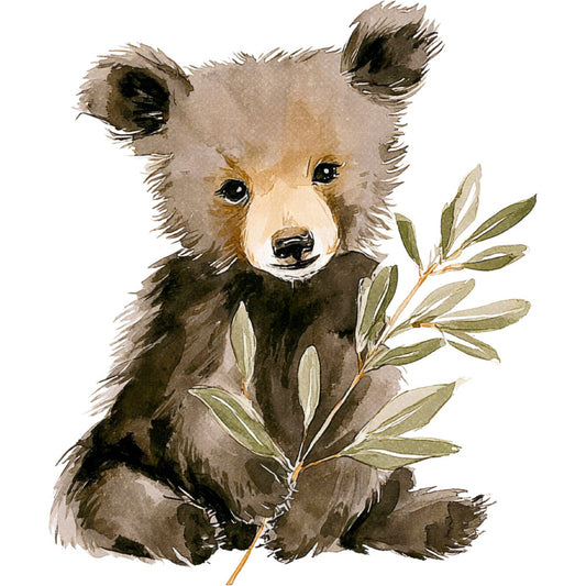 Woodland Animals Cottagecore Fabric Panel 15