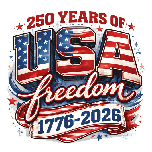 usa freedom, red white blue, patriotic, american flag, stars and stripes, bicentennial, 1776-2026, july 4th, independence day, memorial day, veteran, liberty, nostalgia, vintage americana, retro, bold, vibrant, red, white, navy blue, patriot, celebration, commemorative, historical, classic american, bold typography, banner design, festive