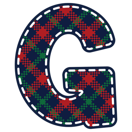 Christmas Alphabet Fabric Panel 19