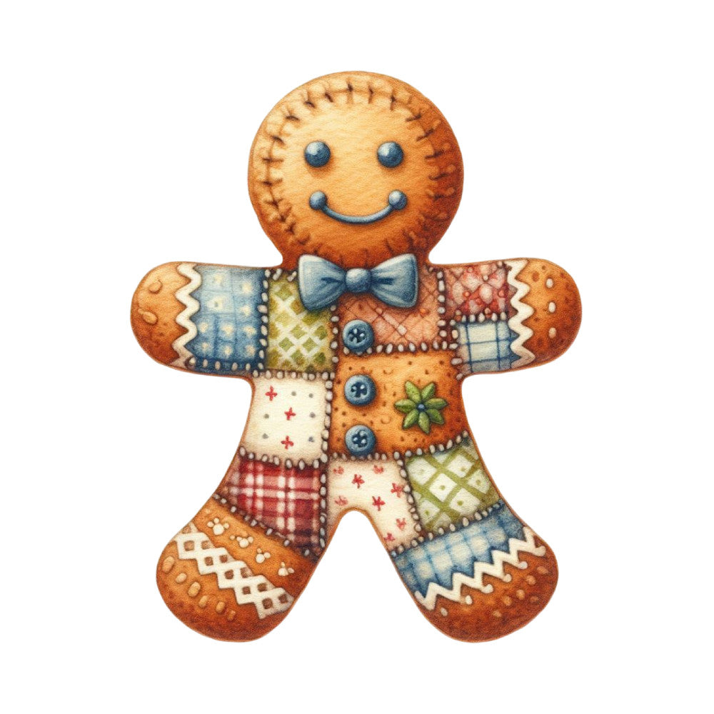 Christmas Patchwork Fabric Panel 11