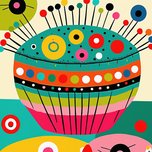 Retro Sewing Fabric Panel 13