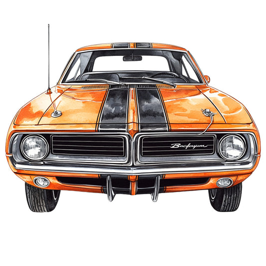 Muscle Cars Fabric Panel 12