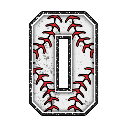Baseball Alphabet Fabric Panel 1