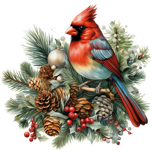 Elegant Christmas Fabric Panel 22