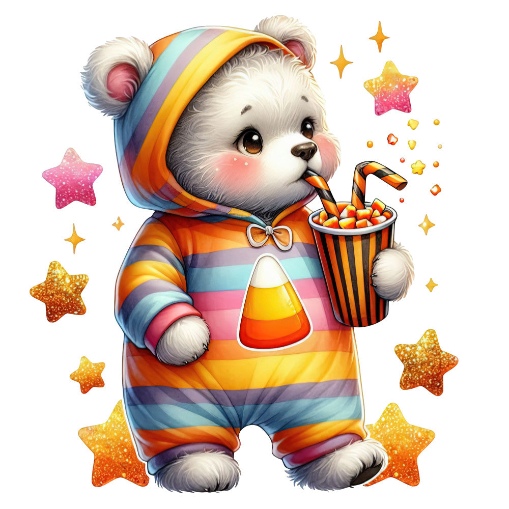 Halloween Wonder Animals Fabric Panel 23