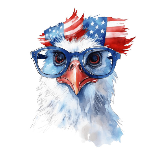 American Rooster Fabric Panel 5