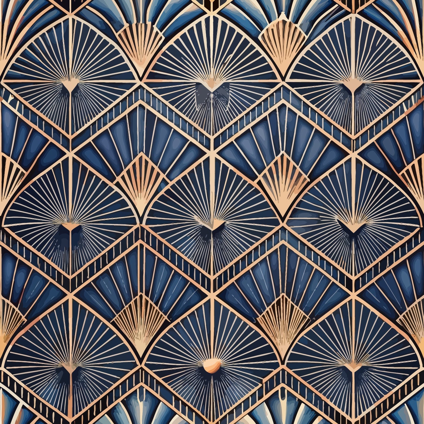 Art Deco Pattern 39 Quilting Cotton Fabric