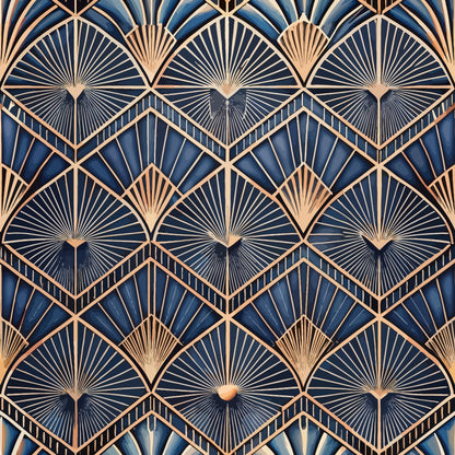 Art Deco Pattern 39 Quilting Cotton Fabric