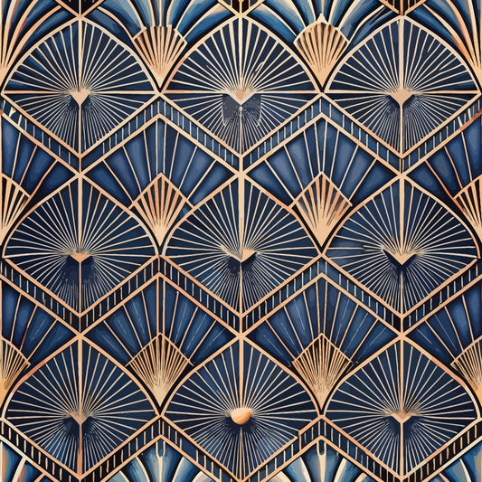 Art Deco Pattern 39 Quilting Cotton Fabric