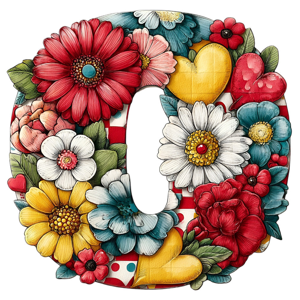 Wedding Alphabet Fabric Panel 22