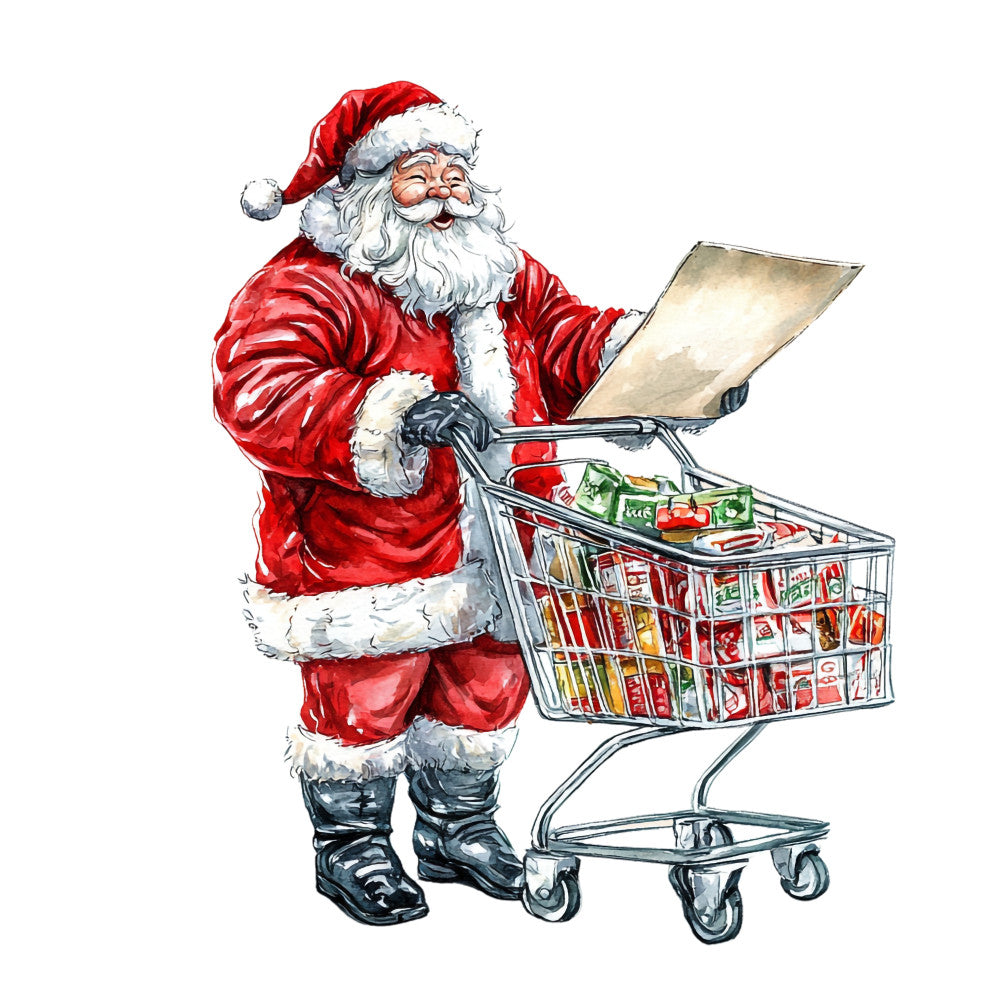 Santas Day Off Fabric Panel 3