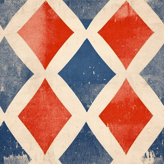 Distressed Patriotic Pattern 20 Quilting Cotton Fabric