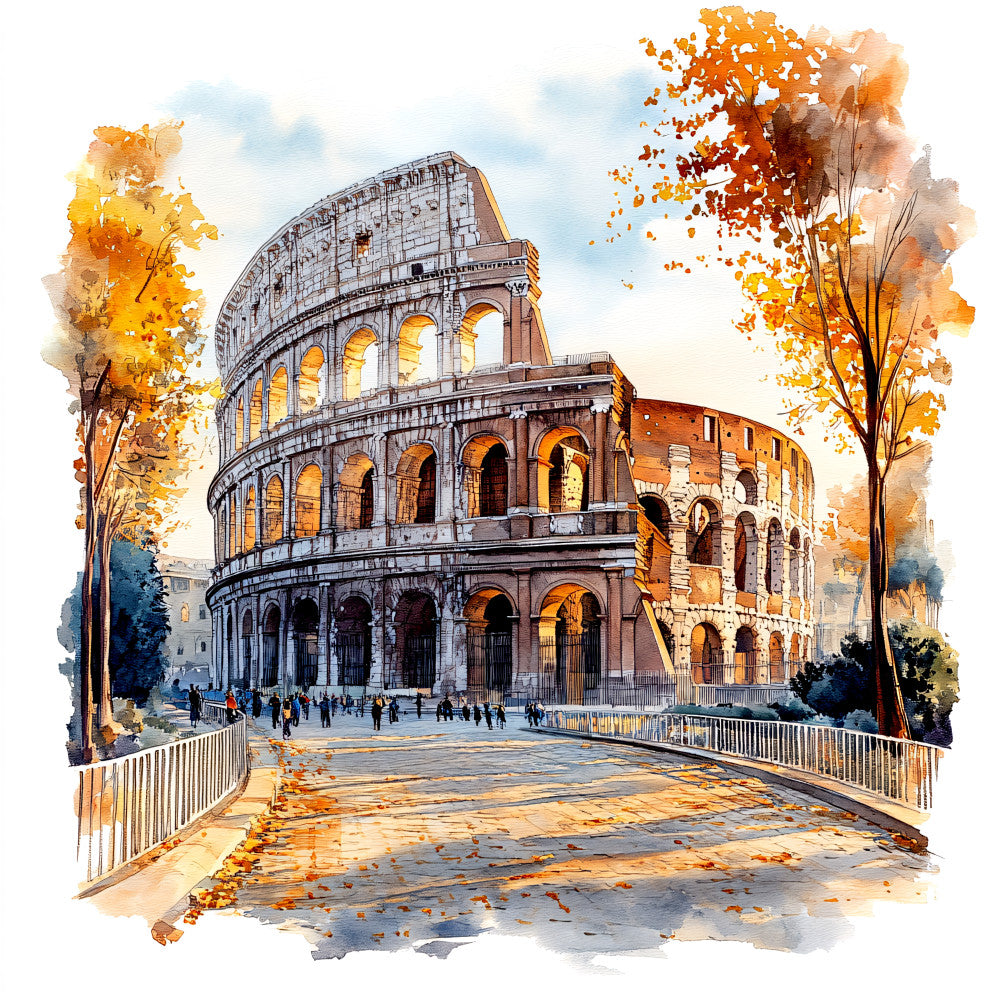 Italy Travel Art Fabric Panel 5